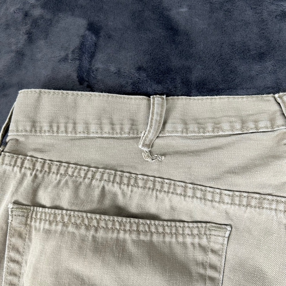 Levi 559 Relaxed Straight Jeans Mens 42x30 Tan Khaki Denim Pants - Picture 9 of 11